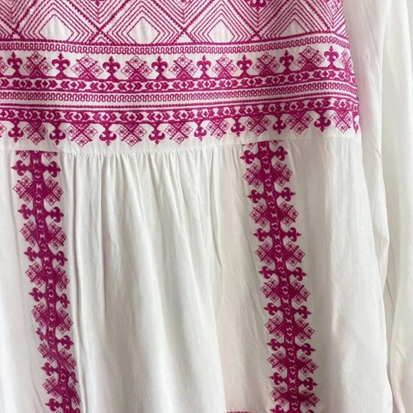 Savanna Jane Purple Embroidered Boho Chic Top - Picture 3 of 10